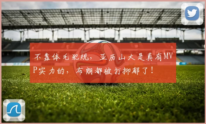 不靠体毛犯规，亚历山大是真有MVP实力的，布朗都被打抑郁了！